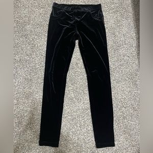Calvin Klein black velvet pants.